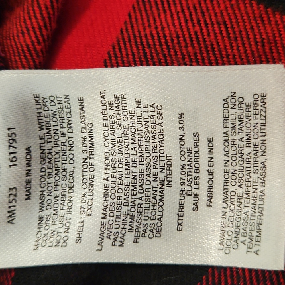 EUC Columbia Men's Red Buffalo Check Flannel Shirt - Sz XL - Picture 4 of 9